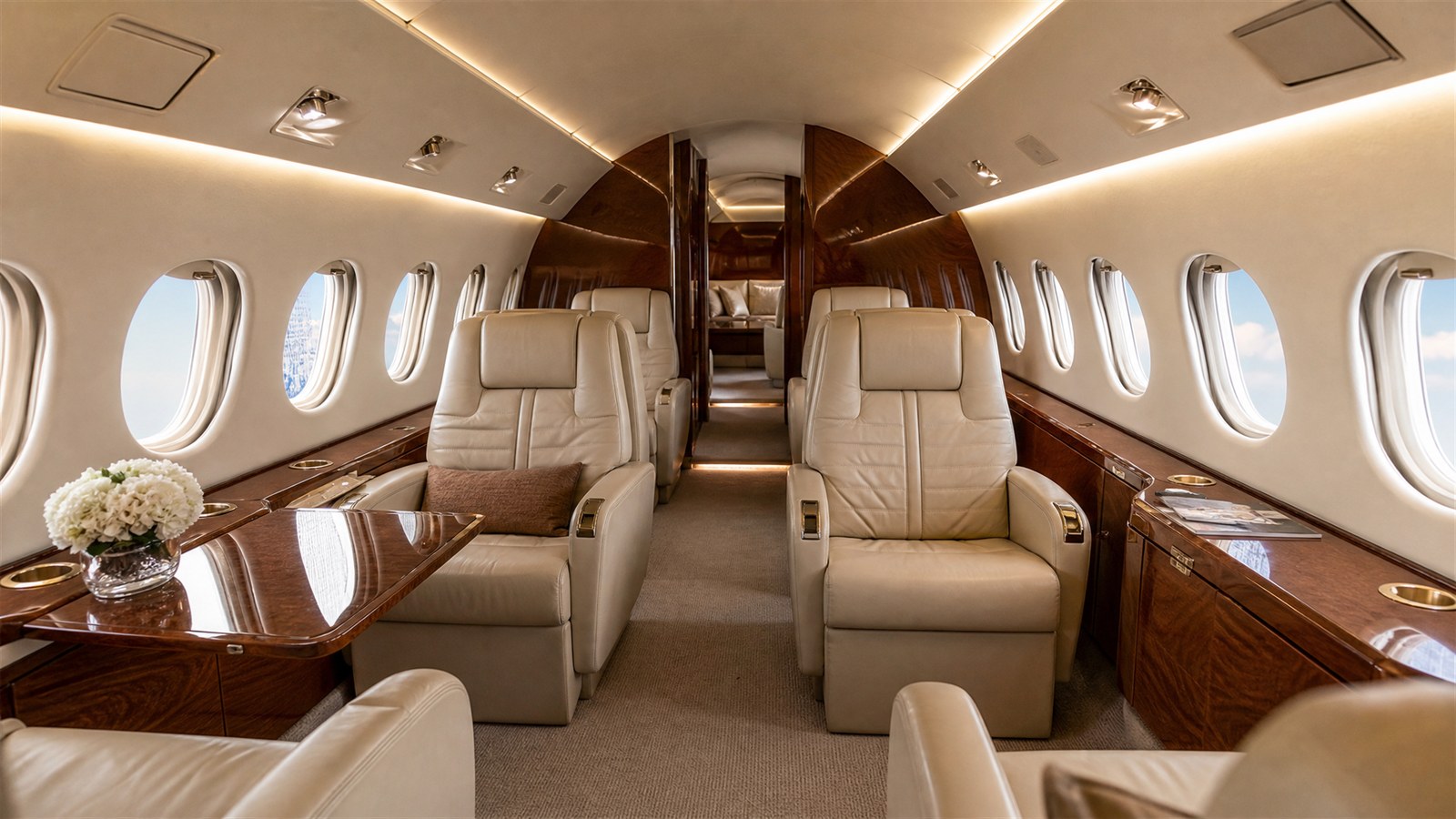 Cabine de jet privé